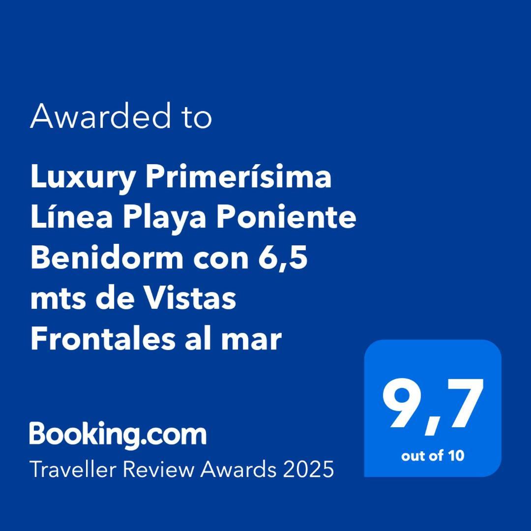 Luxury Primerisima Linea Playa Poniente Con 6,5 Mts De Vistas Frontales Al Mar Apartment *