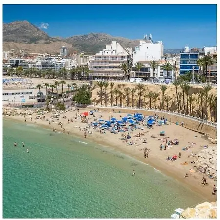 Luxury Primerisima Linea Playa Poniente Benidorm Con 6,5 Mts De Vistas Frontales Al Mar Exterior photo