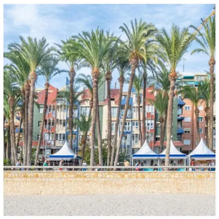 Luxury Primerisima Linea Playa Poniente Benidorm Con 6,5 Mts De Vistas Frontales Al Mar Exterior photo