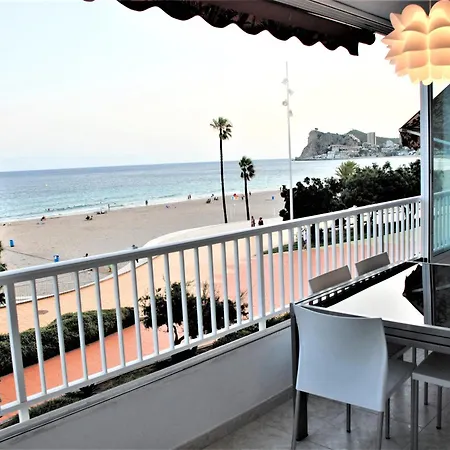 Luxury Primerisima Linea Playa Poniente Benidorm Con 6,5 Mts De Vistas Frontales Al Mar Exterior photo